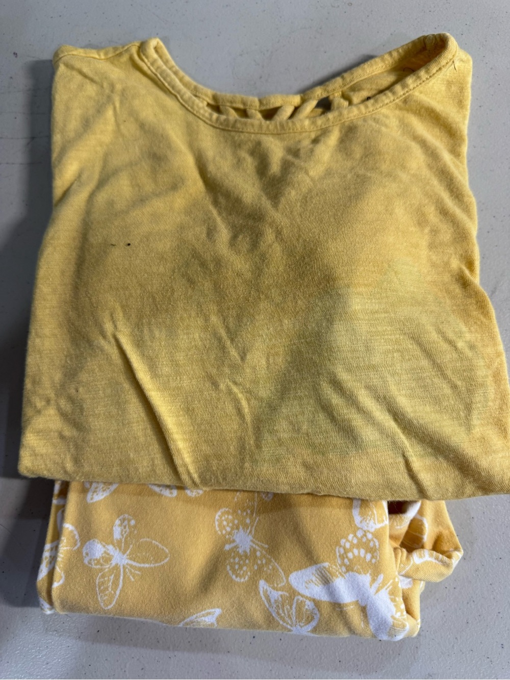 Outfit 
Girls Yellow Butterfly Outfit Set Gap OshKosh Size 8-12
